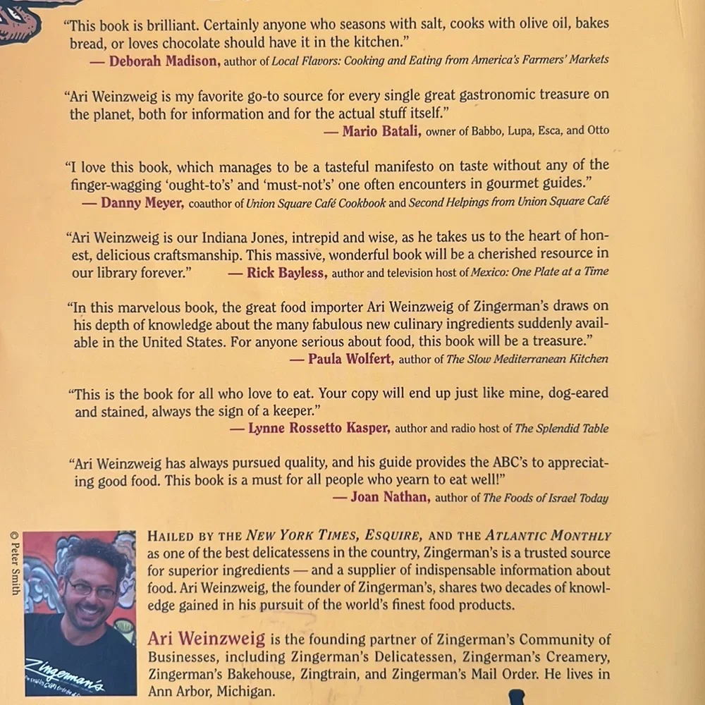 “Zingerman’s Guide to Good Eating” Paperback Cookbook by Ari Weinzweig